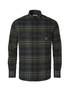 Chevalier Heron Flannel Shirt Men - October Green