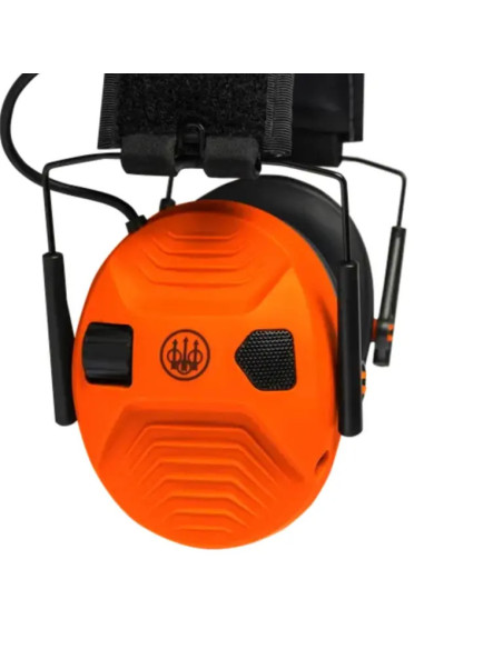 Beretta Hörselskydd med medhörning - Orange