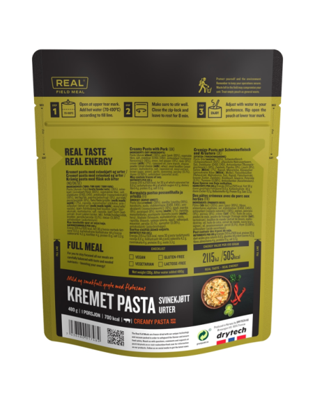 Real Field Meal - Creamy Pasta with Pork