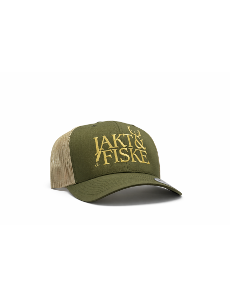 Jakt & Fiske Logo Keps - Mossgreen Khaki