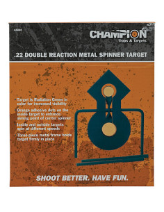 Champion 22 Double Reaction Metal Spinner Target Green 2