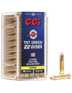 CCI TNT Green Varmint 22WMR 30gr 50-pack