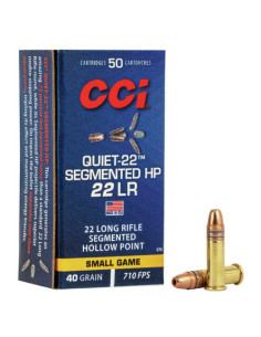 CCI Quiet-22 Segmented HP 22LR 40gr 50-pack
