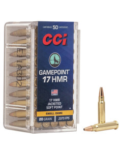 CCI Gamepoint 17HMR 20grain - 50-pack