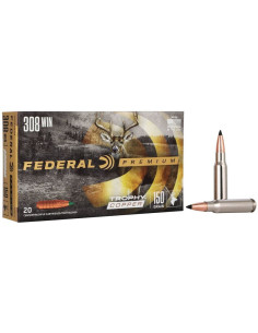 Federal Premium Ammo 308 Win Trophy Copper 150gr
