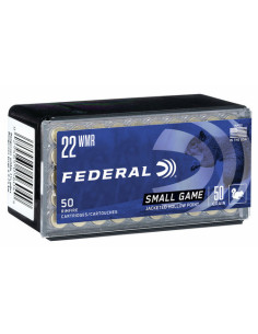 Federal Small Game Ammo JHP 22WMR 50grain 50-pack