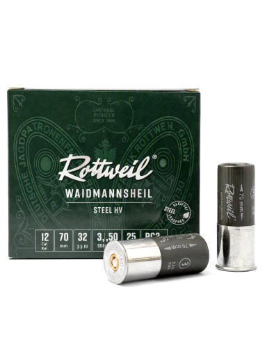 Rottweil Waidmanssheil Steel HV 12/70 32g US3 25-pack