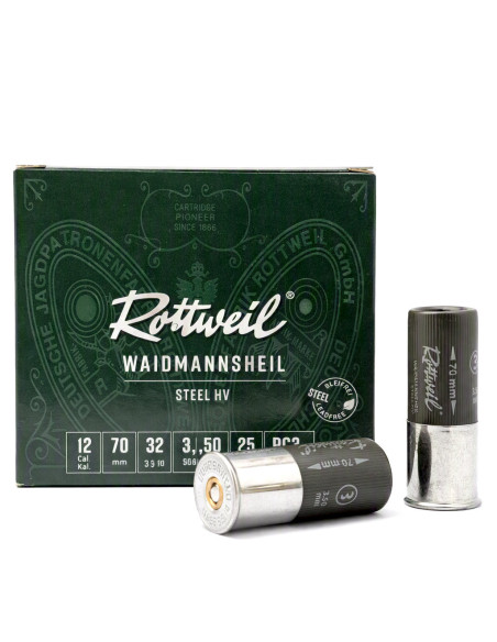 Rottweil Waidmanssheil Steel HV 12/70 32g US3 25-pack