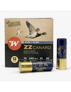 Winchester ZZ Canard Stål 12/76 33g US2 25-pack