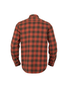 Härkila Scandinavian LS Shirt Autumn Orange Check 2