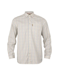 Härkila Haywood wool blend LS shirt Arabian spice check