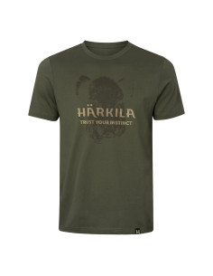 Härkila Wildboar logo SS T-shirt Forest Night