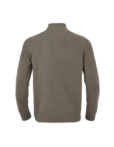 Härkila Vincent merino halfzip pullover Dark sand