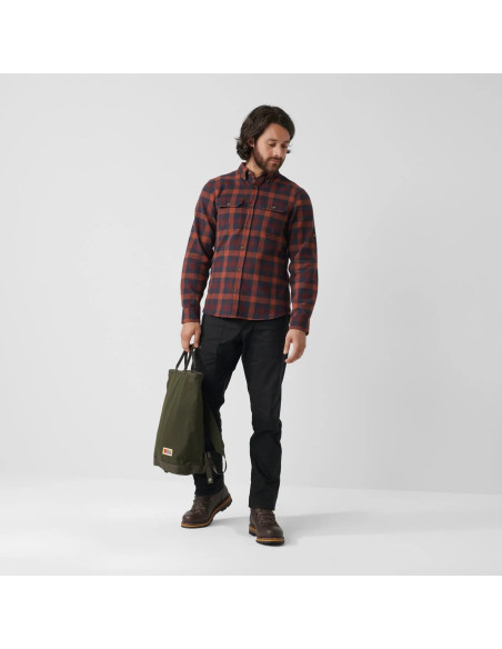 Fjällräven Skog Shirt M Dark Navy Red