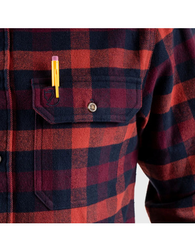 Fjällräven Skog Shirt M Dark Navy Red