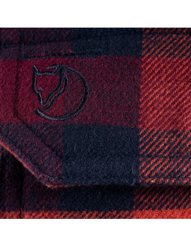 Fjällräven Skog Shirt M Dark Navy Red