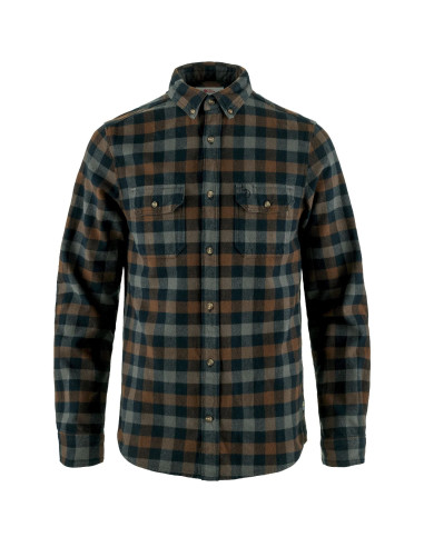 Fjällräven Skog Shirt M Dark Navy Dark Oak