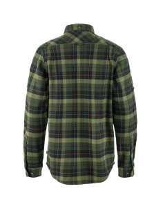 Fjällräven Singi Heavy Flannel Shirt M  Black Deep Forest 2