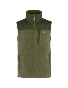 Fjällräven Buck Fleece Vest Laurel Green Deep Forest