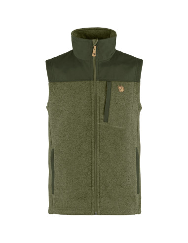 Fjällräven Buck Fleece Vest Laurel Green Deep Forest