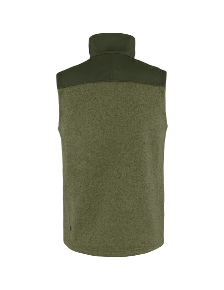 Fjällräven Buck Fleece Vest Laurel Green Deep Forest
