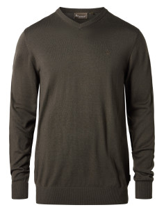 Pinewood Värnamo Merino Sweater M D Mossgreen 2