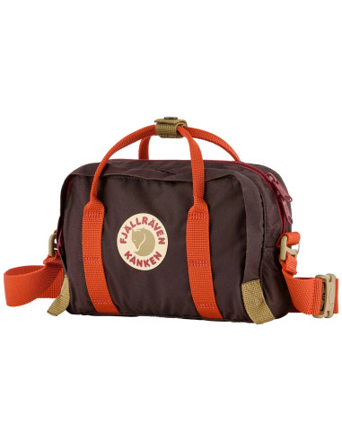 Fjällräven Kånken Koncept Crossbody Black Oak Rowan Red
