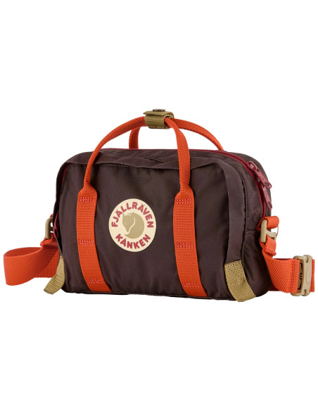 Fjällräven Kånken Koncept Crossbody Black Oak Rowan Red