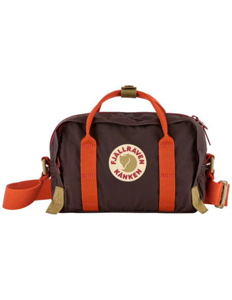 Fjällräven Kånken Koncept Crossbody Black Oak Rowan Red
