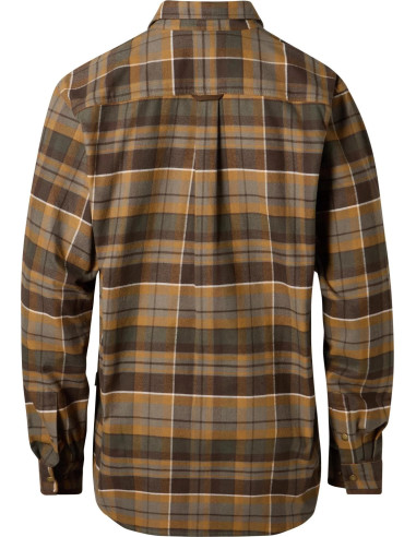 Pinewood Prestwick Exclusive Shirt M D Brown Sandstone