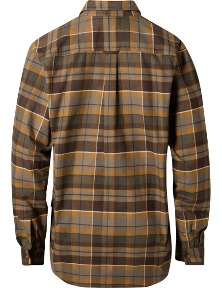 Pinewood Prestwick Exclusive Shirt M D Brown Sandstone