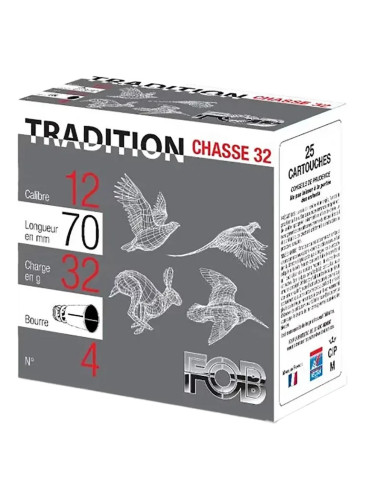 Nobel FOB Bly Chasse 12-70 32g US6 25-pack