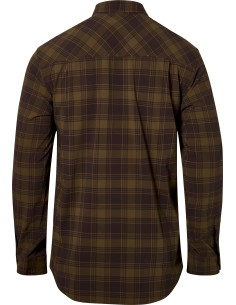 Pinewood Abisko Trekking InsectSafe LS Shirt M D Olive Sandstone 2