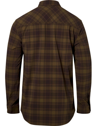 Pinewood Abisko Trekking InsectSafe LS Shirt M D Olive Sandstone