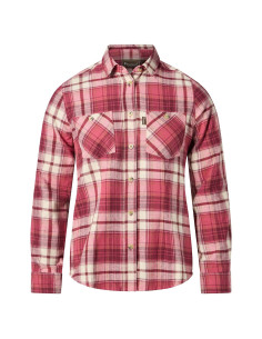 Pinewood Härjedalen Shirt W Cherry Pink Offwhite