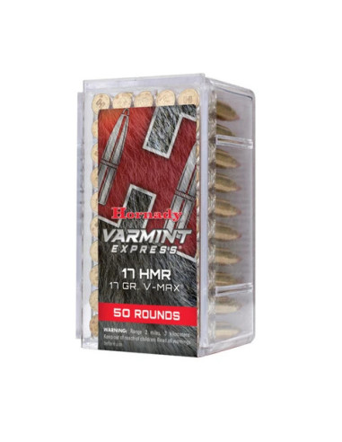 Hornady V-Max Rimfire Varmint Express 17HMR 17gr 50-pack