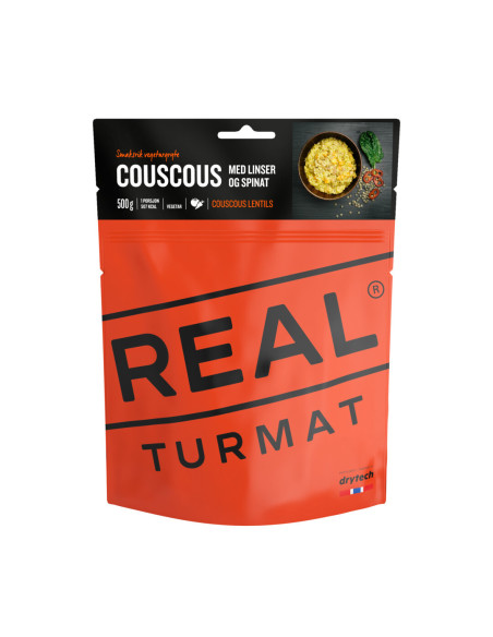 Real Turmat - Couscous with Lentils Spinach