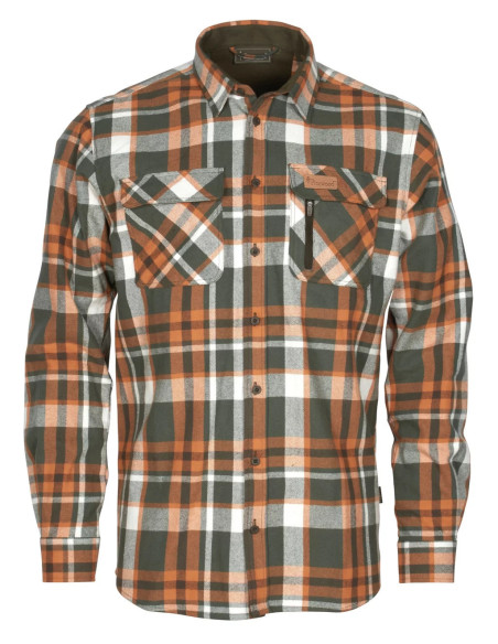 Pinewood Lappland Rough Shirt - Green Orange