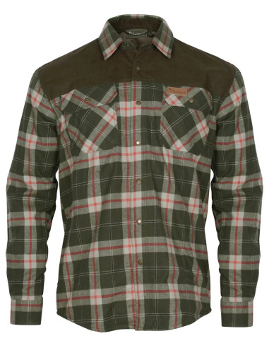 Pinewood Douglas Shirt - DGreen Red