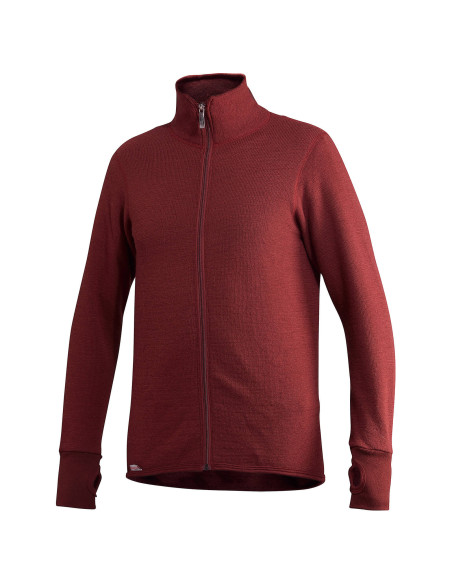 Woolpower Full Zip Jacket 400 - Rust Red