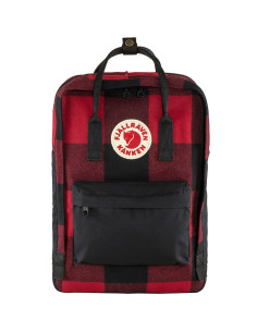 Fjällräven Kånken Re-Wool Laptop 15 - Red Black