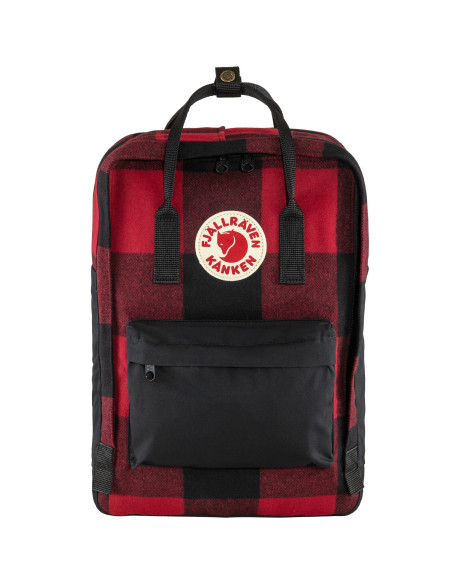 Fjällräven Kånken Re-Wool Laptop 15 - Red Black