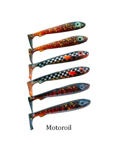 Svartzonker McRubber Bass 8cm Mix 6-pack