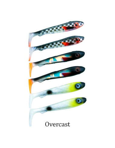 Svartzonker McRubber Bass 8cm Mix 6-pack