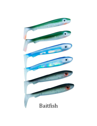 Svartzonker McRubber Bass 8cm Mix 6-pack