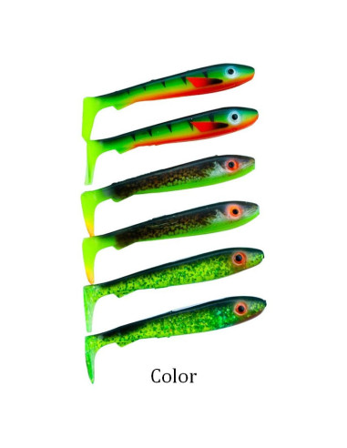 Svartzonker McRubber Bass 8cm Mix 6-pack