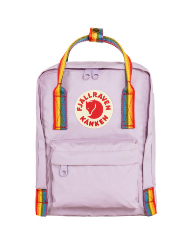 Fjällräven Kånken Mini - Pastel Lavendel Rainbow Pattern