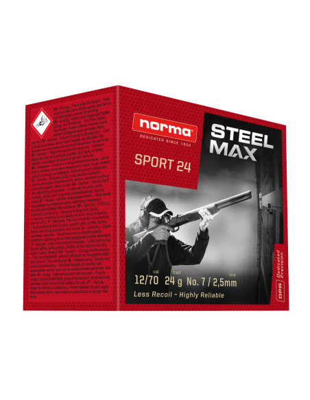 Norma SteelMax Sport 12-70 24g US7 25-pack