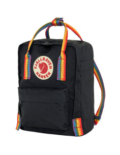 Fjällräven Kånken Mini - Black Rainbow Pattern 2