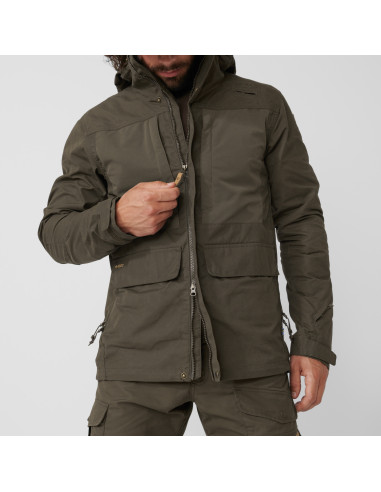 Fjällräven Lappland Hybrid Jacket - Dark Olive